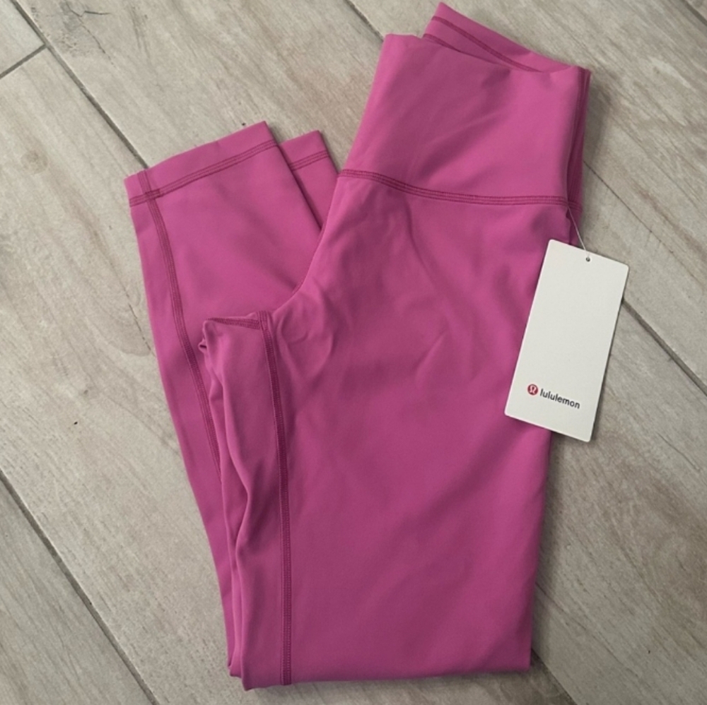 NWT 🍋 Lululemon 🍋 Wunder Train 25" size 6 POW PINK TONE - Picture 6 of 12